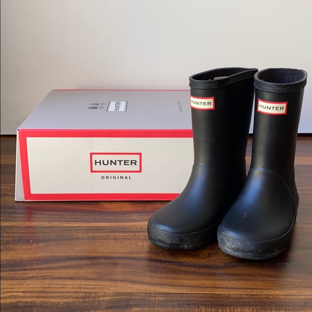 Black Hunter Boots - toddler